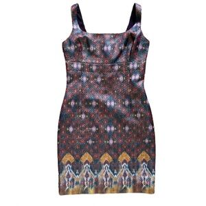 ST JOHN Metallic Sheath Dress - 6